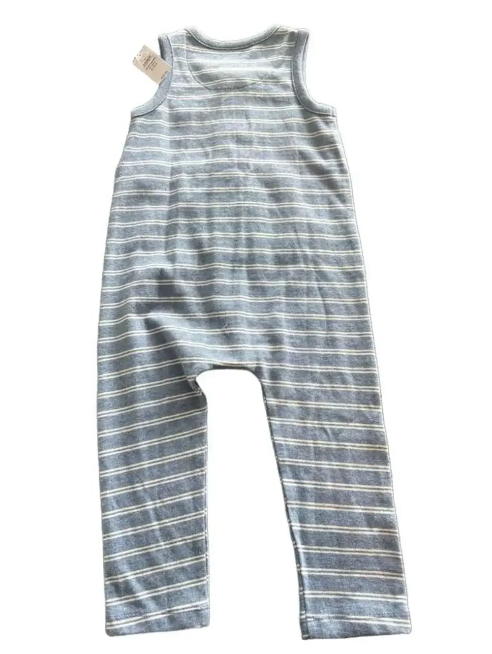 Baby Gap Blue Striped Tank Jumpsuit 1 pc NEW 18-24 months boys